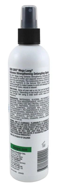 DOO GRO Mega Long Detangling Spray, Hair Lotion & Growth Oil Set – Extreme