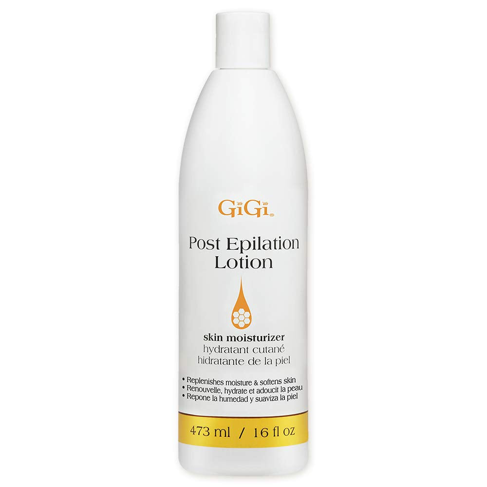 GiGi Post Waxing Treatment, Slow Grow Hair Inhibitor Lotion with Argan Oil, Hair Growth Minimizer for Men and Women, 8 oz, 1 Pack