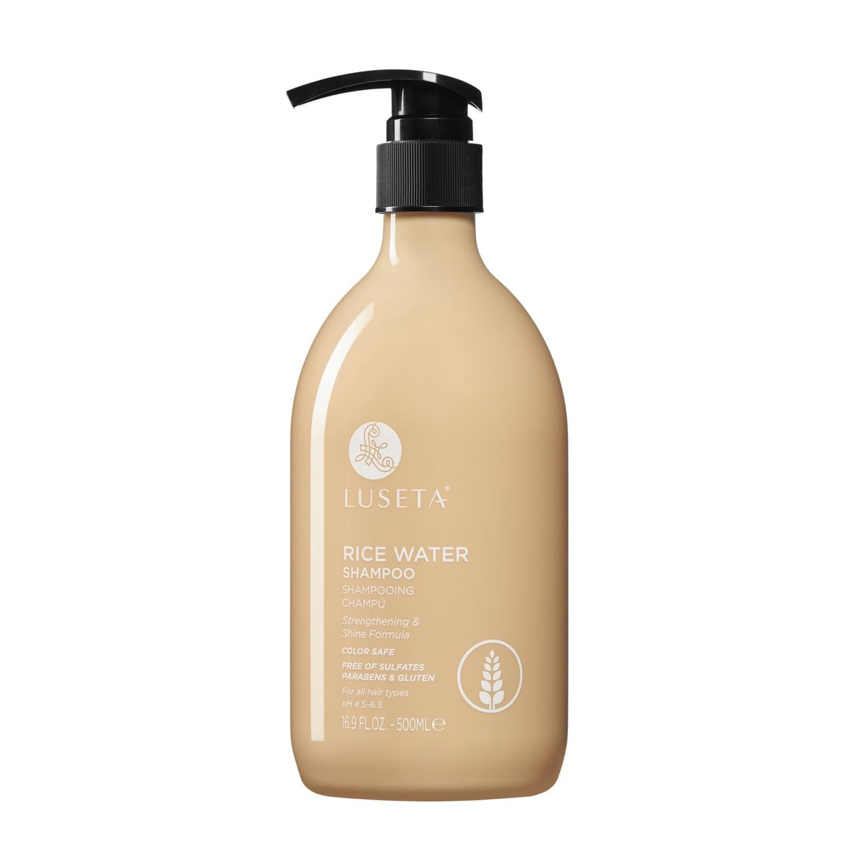Luseta Biotin and Collagen Hair Growth Shampoo - 16.9oz, Hair Loss & Thickening Shampoo for Men & Women, Vitamin B7 & Argan Oil, Sulfate & Paraben Free