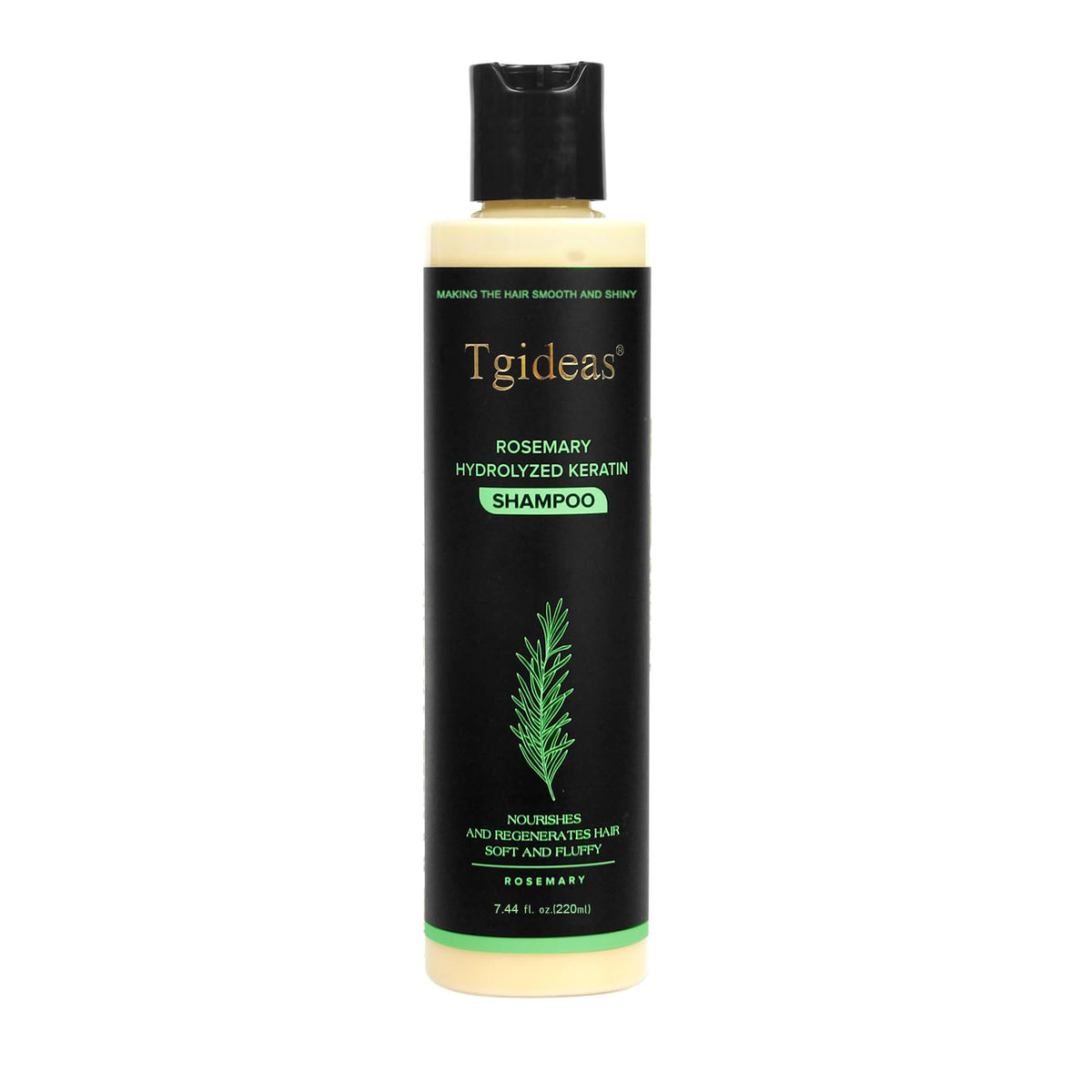 Tgideas Rosemary Biotin Volumizing Shampoo for Thinning Hair, 7.4 Fl Oz