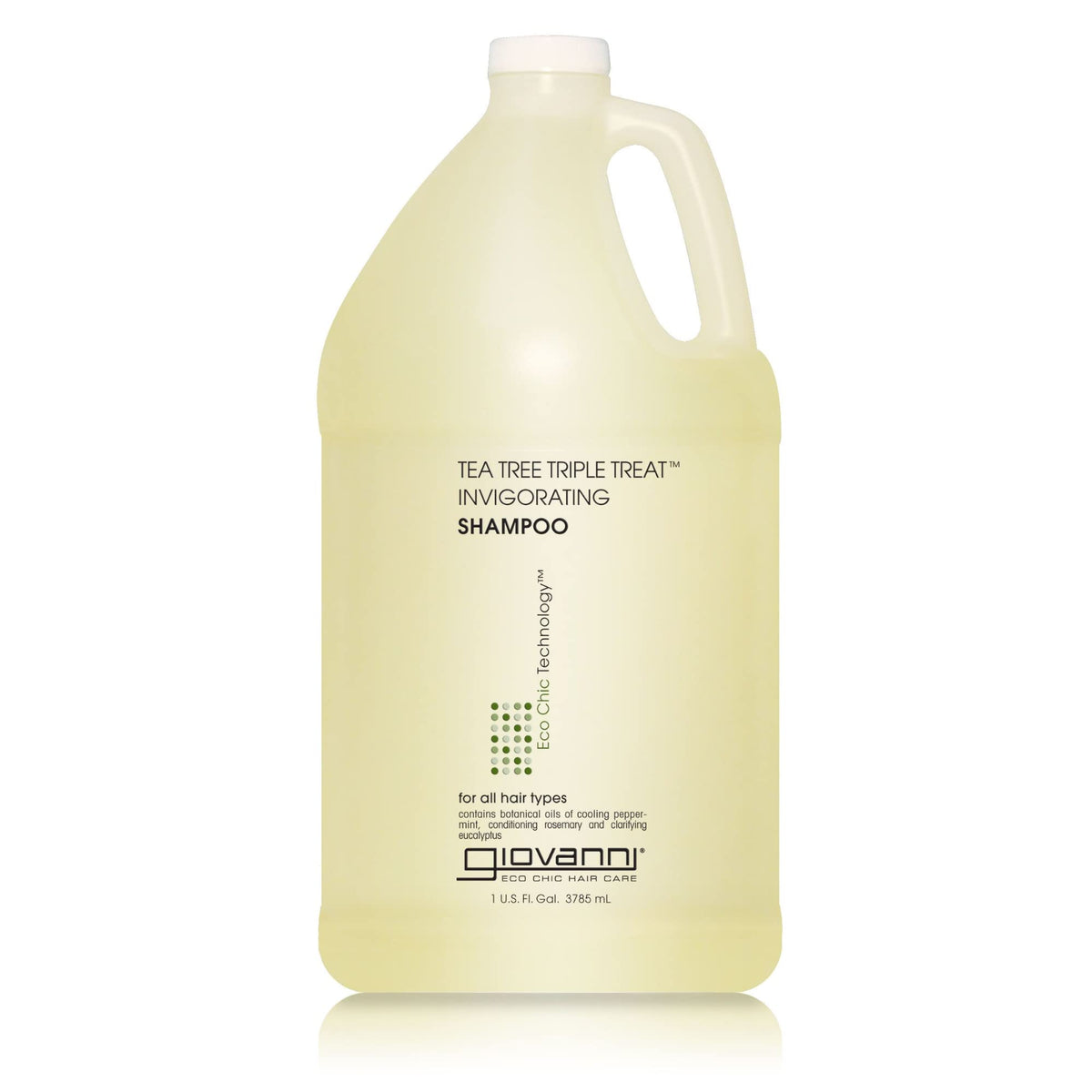 GIOVANNI Tea Tree Triple Treat Invigorating Shampoo, Salon Quality, 24 oz