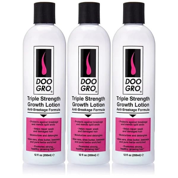 DOO GRO Triple Strength Growth Lotion 12 oz – Helps Stop Breakage