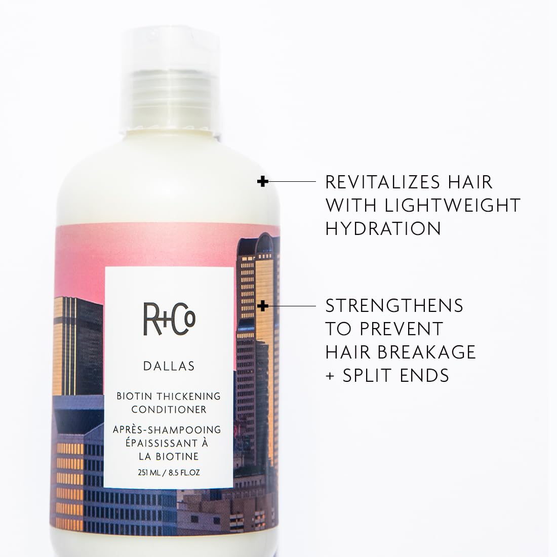 R+Co DALLAS Biotin Thickening Conditioner, Dark Waves Scent