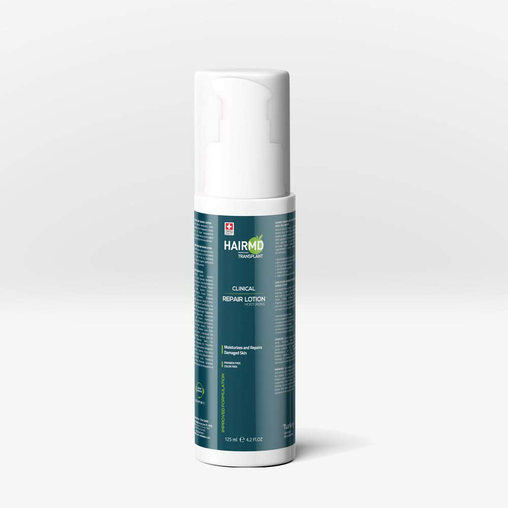 HairMD Transplant Clinical Repair Lotion - 125ml Post-Hair Transplant Formula - Gentle, Nourishing, and Moisturizing on Sensitive Scalp