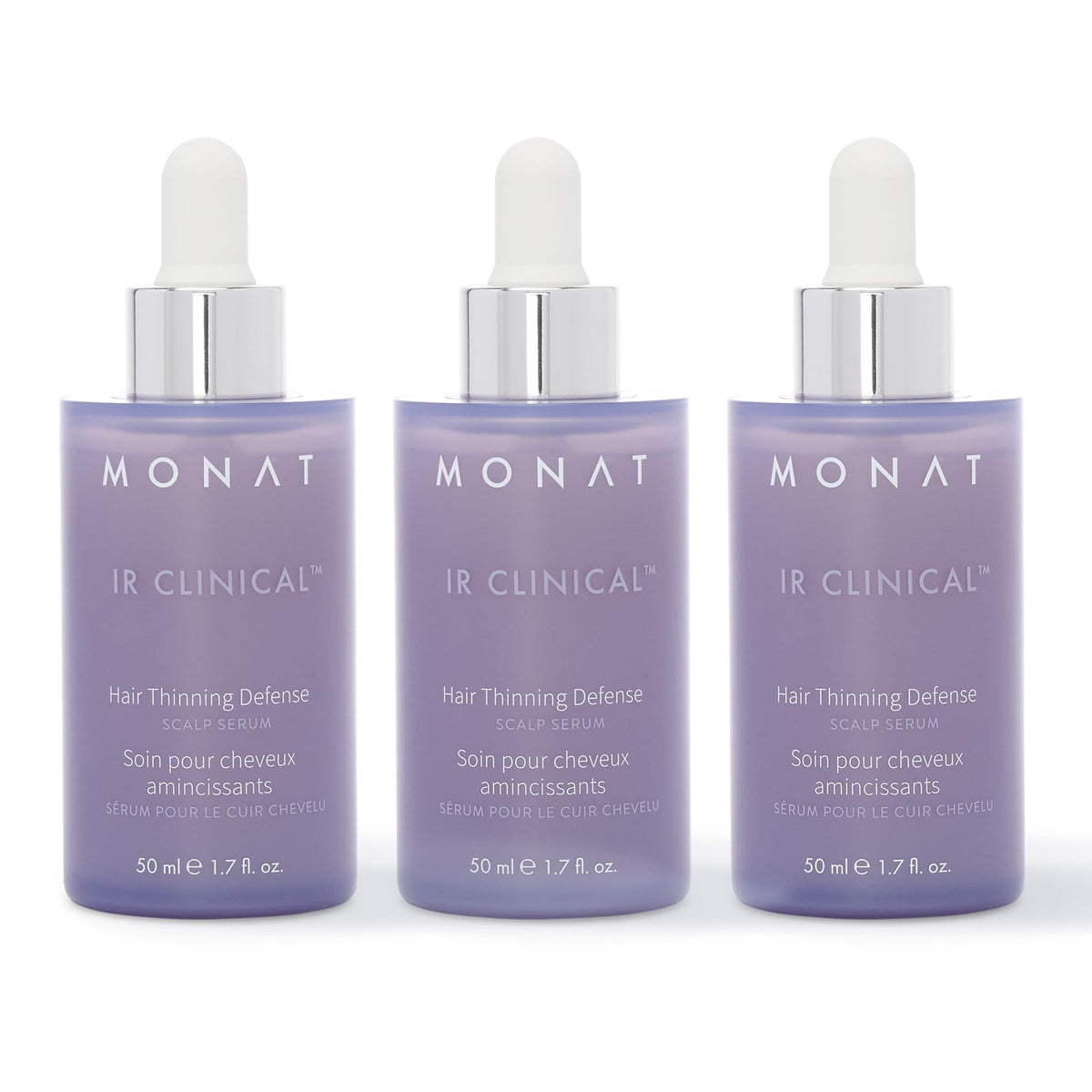 MONAT IR Clinical™ Hair Thinning Defense Scalp Serum – Nourishes Scalp, Reduces Breakage, Boosts Hair Density, and Supports Thicker, Fuller-Looking Hair with a Lightweight, Non-Greasy Formula