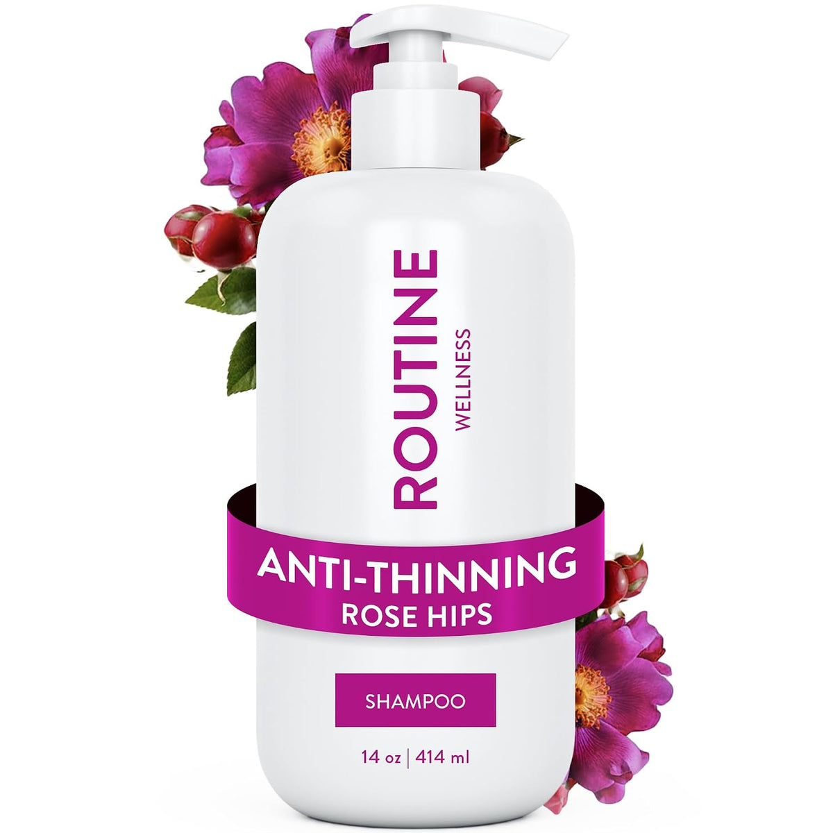 Routine Wellness Anti-Thinning Volumizing Shampoo - Rose Hips