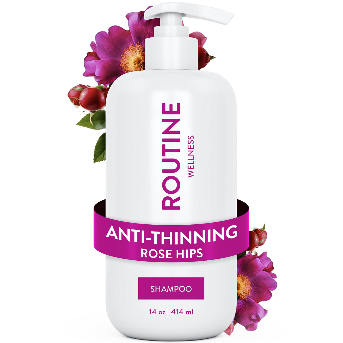 Routine Wellness Anti-Thinning Volumizing Shampoo - Rose Hips