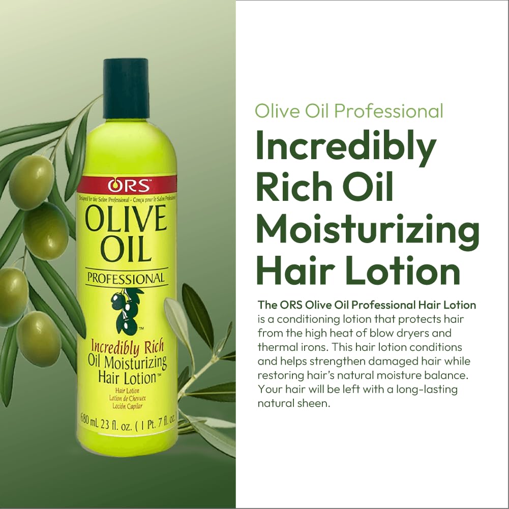 ORS Olive Oil Professional Incredibly Rich Oil Moisturizing Hair Lotion 23 Ounce (1)