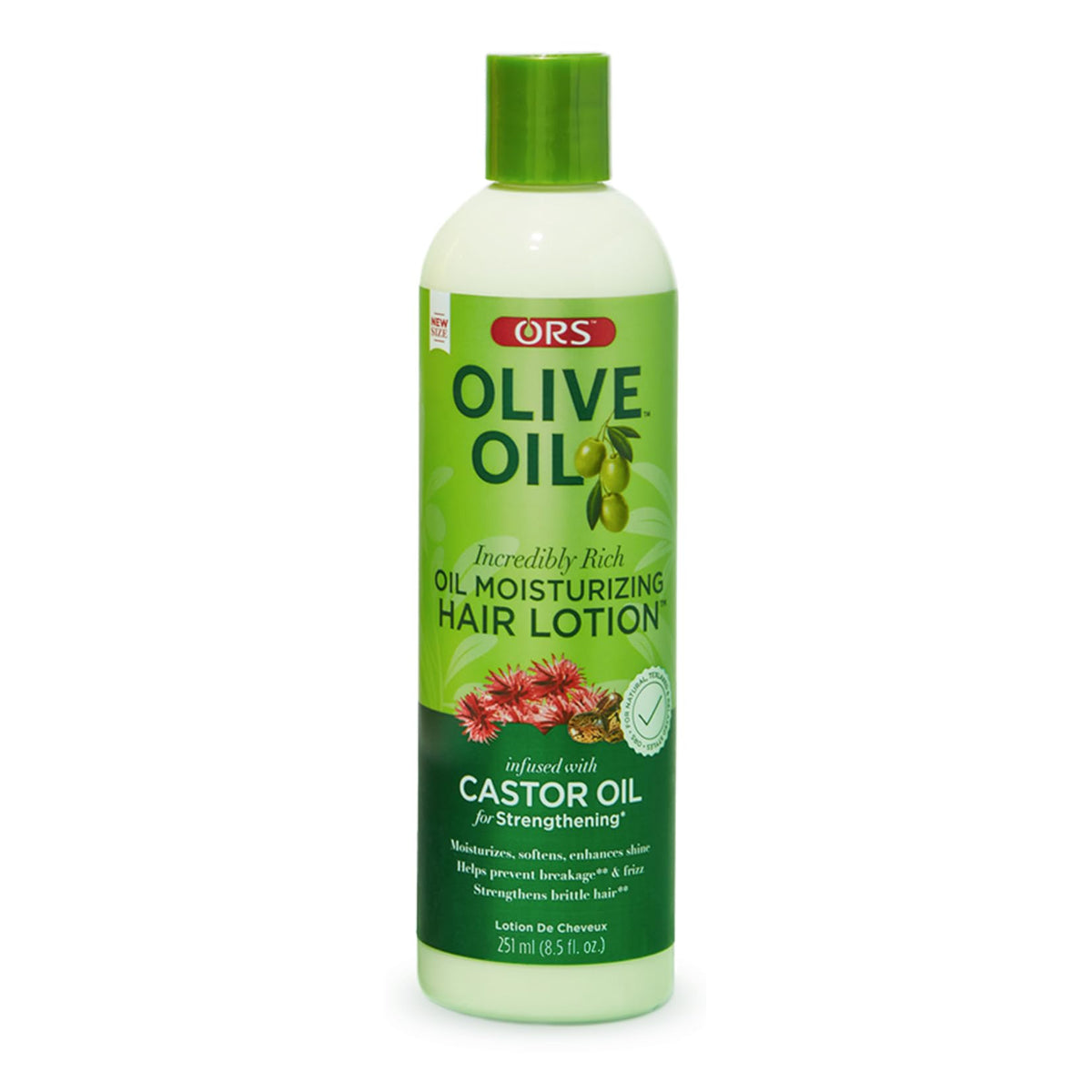 ORS Olive Oil Incredibly Rich Moisturizing Hair Lotion with Castor Oil 8.5 Ounces (Pack of 3)