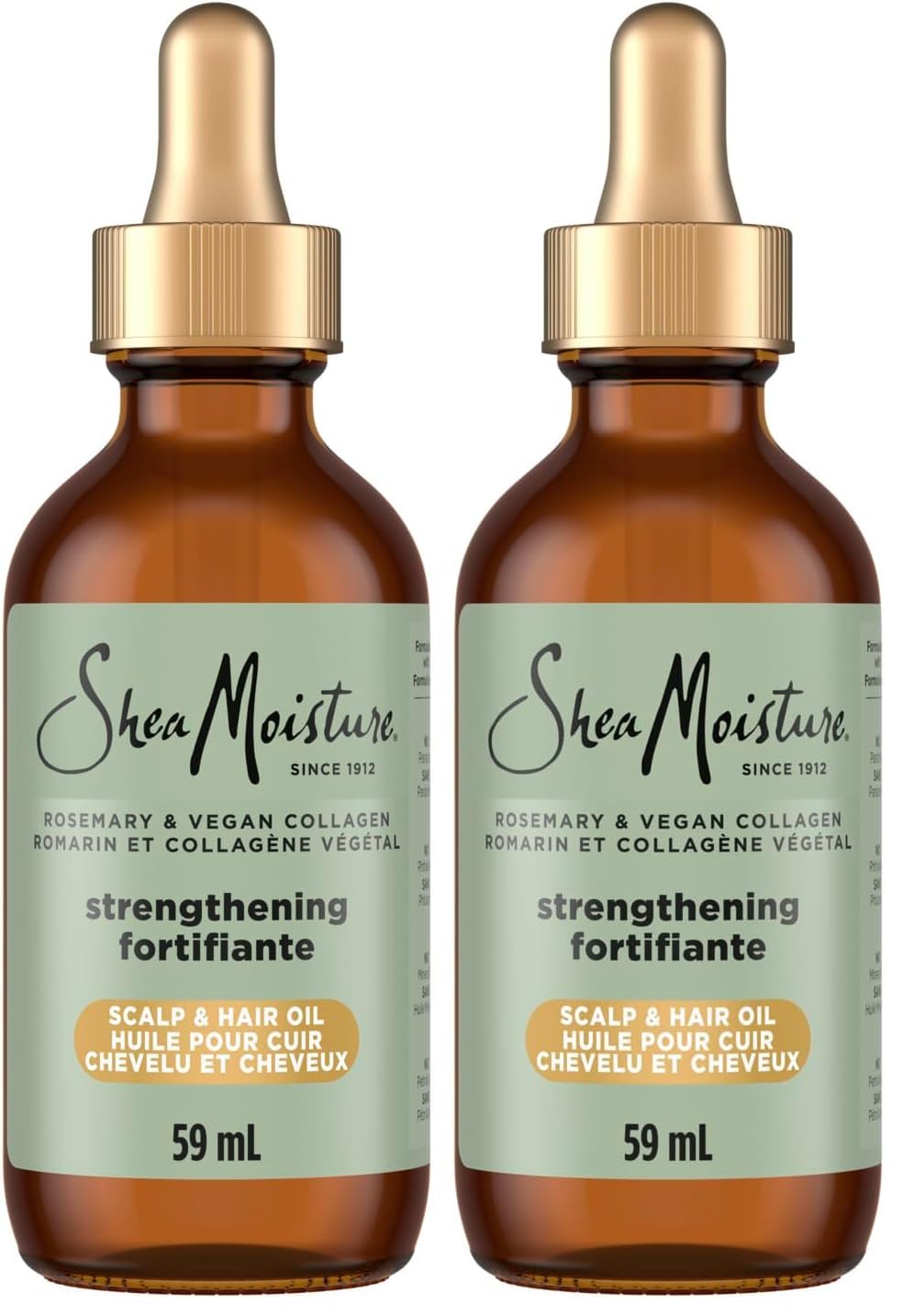 Shea Moisture Strengthening Scalp & Hair Oil Rosemary & Collagen 2oz