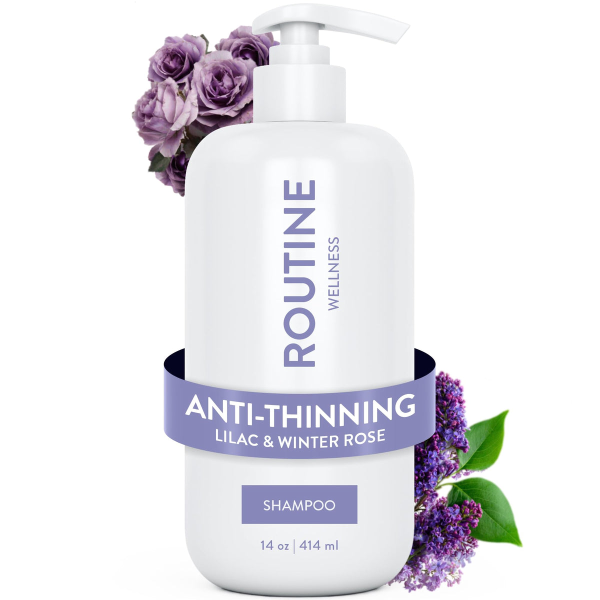Routine Wellness Anti-Thinning Volumizing Shampoo - Rose Hips