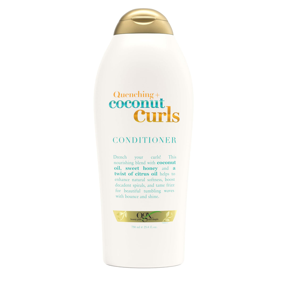 OGX Quenching + Coconut Curls Shampoo, 25.4 fl oz