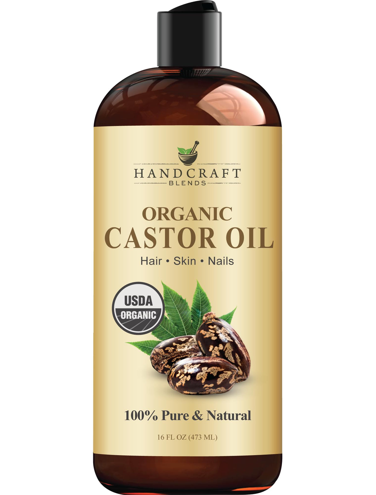 Handcraft Blends Castor Oil with Rosemary Oil - 8 Fl Oz