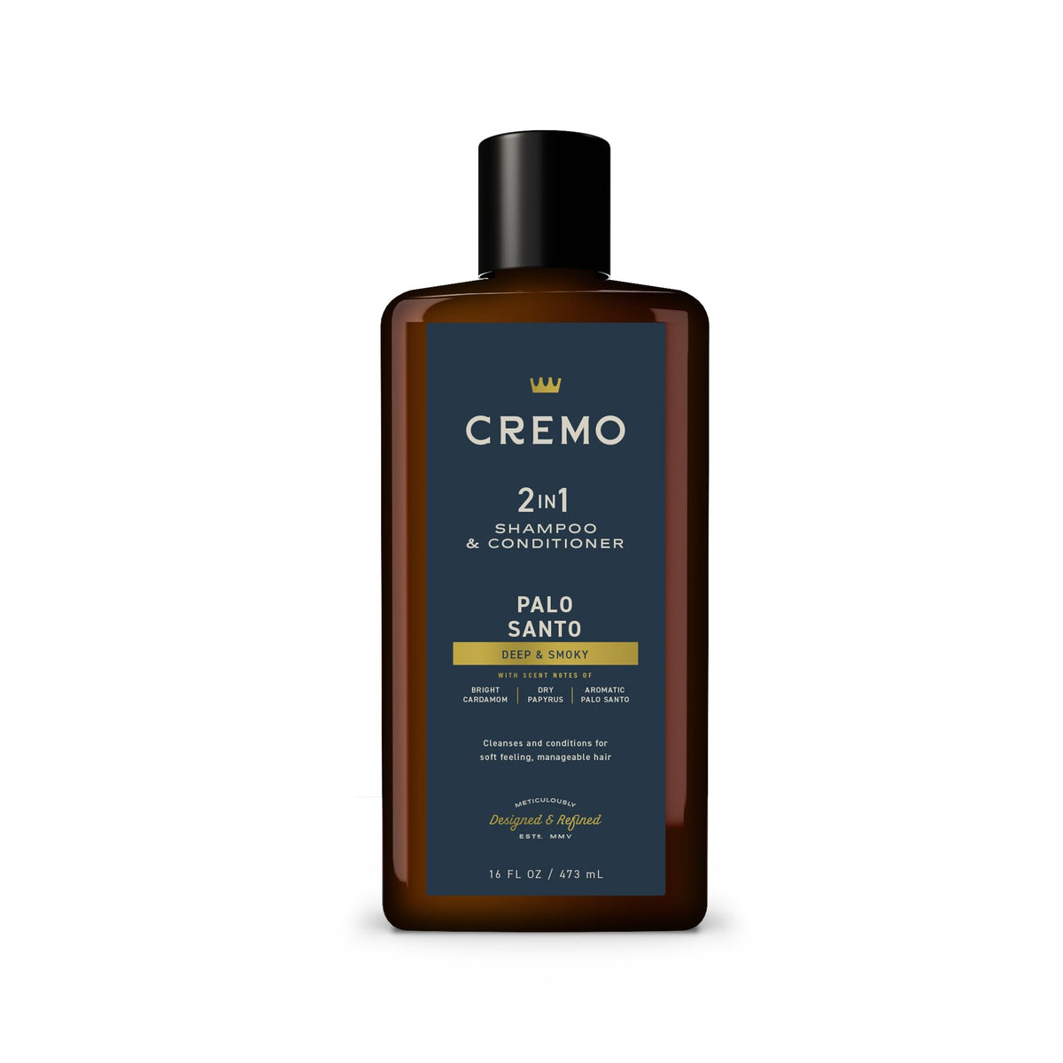 Cremo Thickening Shampoo for Men, Juniper & Eucalyptus, 16 Fl Oz