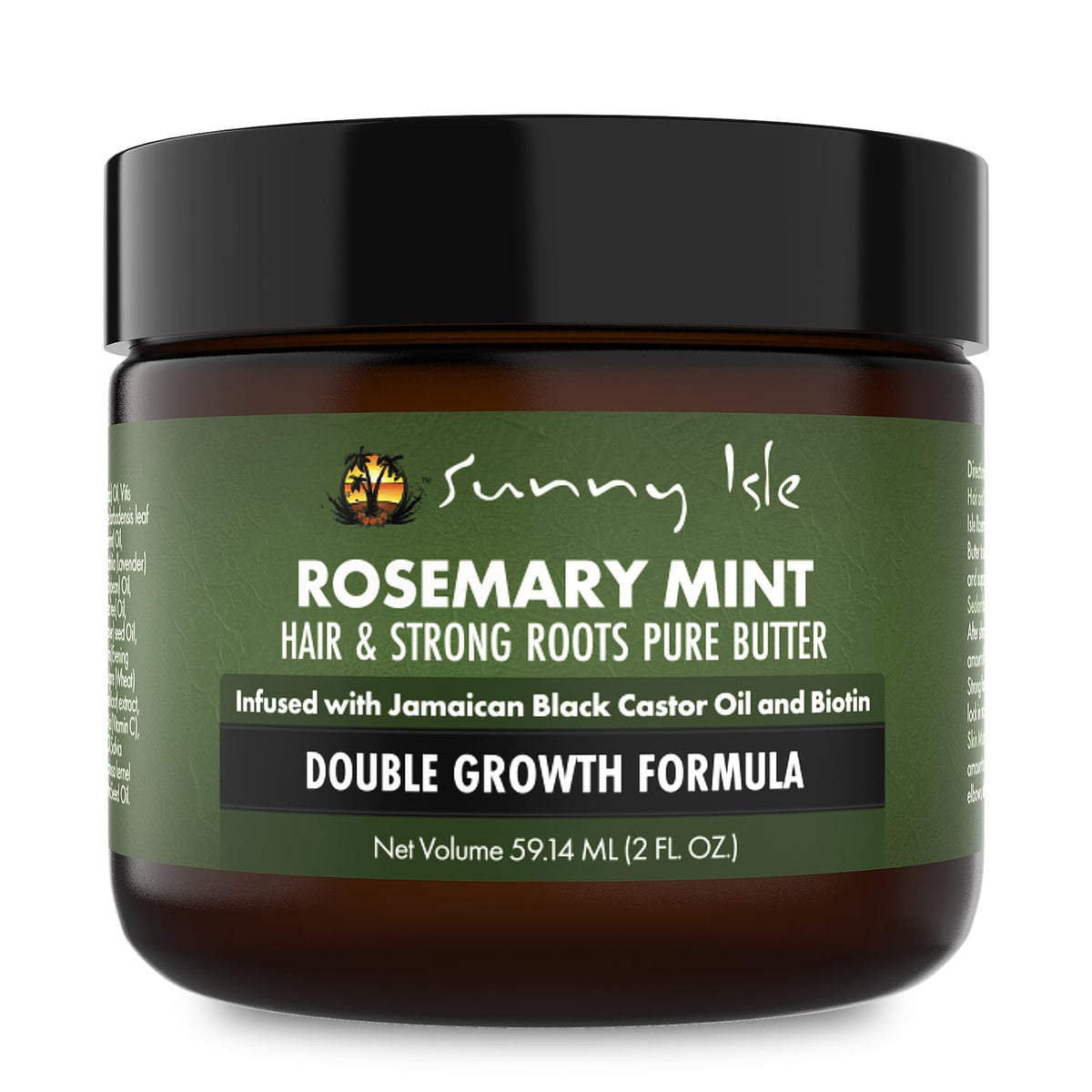 Sunny Isle Rosemary Mint Hair & Strong Roots Pure Butter 2oz