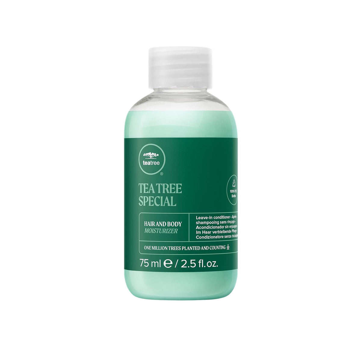 Tea Tree Hair and Body Moisturizer Leave-In Conditioner, Body Lotion, After-Shave Cream, For All Hair + Skin Types
