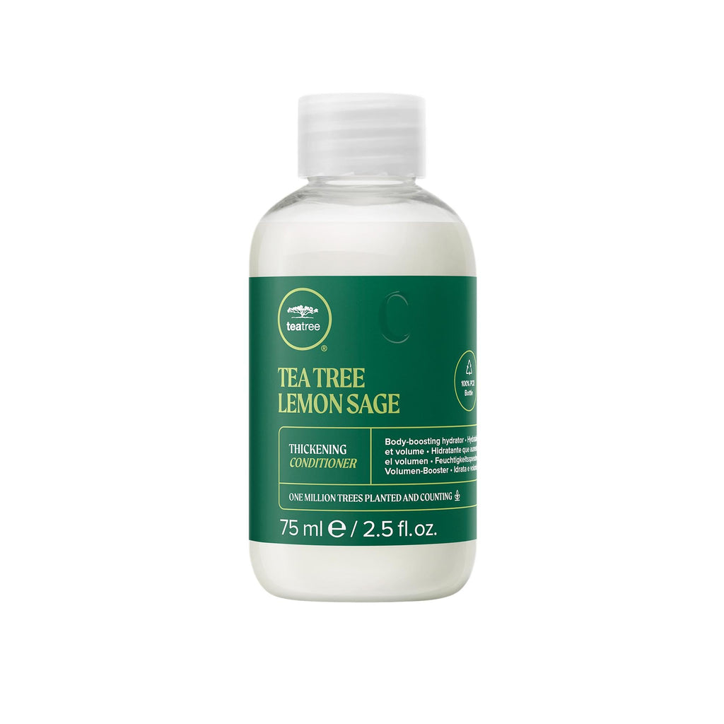 Tea Tree Lemon Sage Thickening Conditioner, Builds Body + Boosts Volume, For Fine Hair