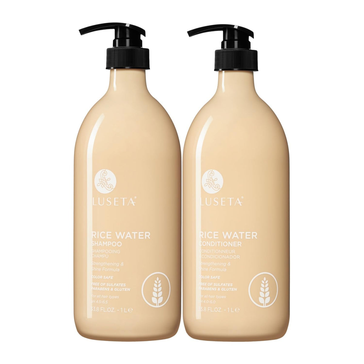 Luseta Biotin and Collagen Hair Growth Shampoo - 16.9oz, Hair Loss & Thickening Shampoo for Men & Women, Vitamin B7 & Argan Oil, Sulfate & Paraben Free