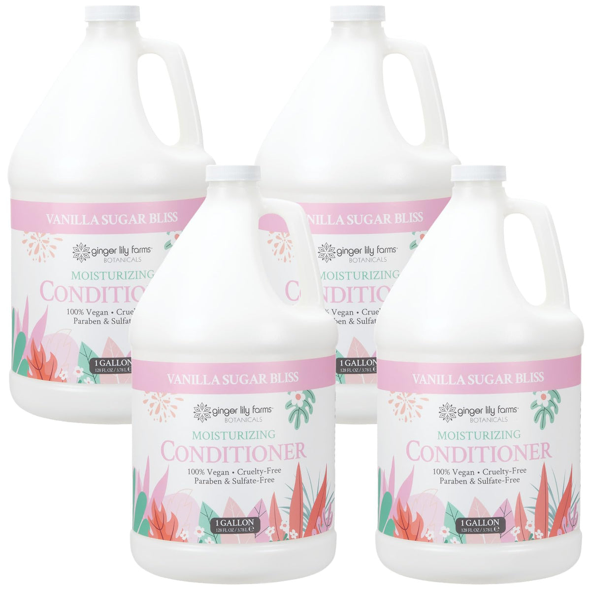 Ginger Lily Farms Botanicals Conditioner, 128oz, Coco Mango