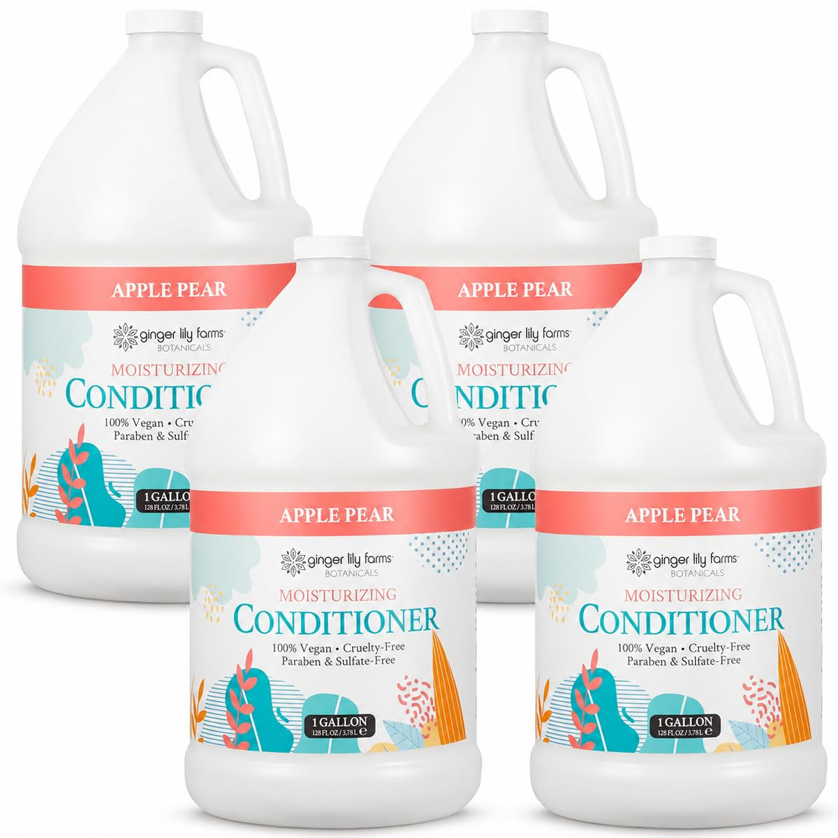 Ginger Lily Farms Botanicals Conditioner, 128oz, Coco Mango