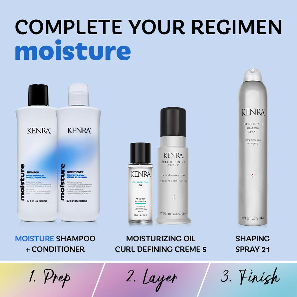 Kenra Moisture Conditioner | Boost Hydration | Improve Manageability and Shine | Nourish Dry Hair | Color Safe | Efforless Detangling | Normal to Dry Hair