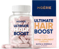Moerie Ultimate Hair Boost Supplements for Women & Men - Hair, Skin, Nails Vitamins with Biotin & Minerals for Hair Health - Thicker Hair - 60 Capsules