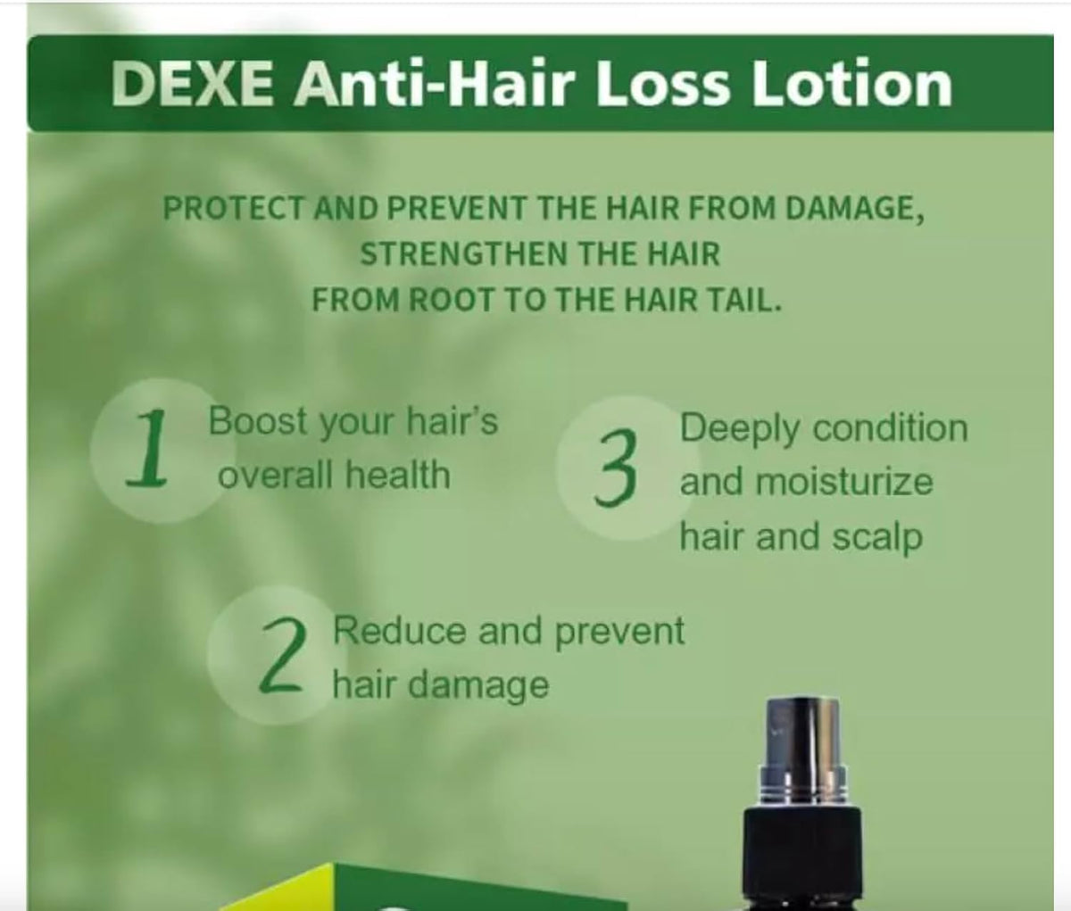 DeXe Anti Hair Loss Lotion 120ml | Hair Treatment Serum for Thinning Hair | Nourishes Scalp & Hair Roots | Strengthens Hair for Men & Women