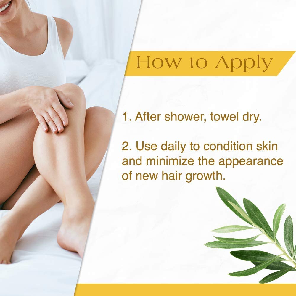 GiGi Post Waxing Treatment, Slow Grow Hair Inhibitor Lotion with Argan Oil, Hair Growth Minimizer for Men and Women, 8 oz, 1 Pack