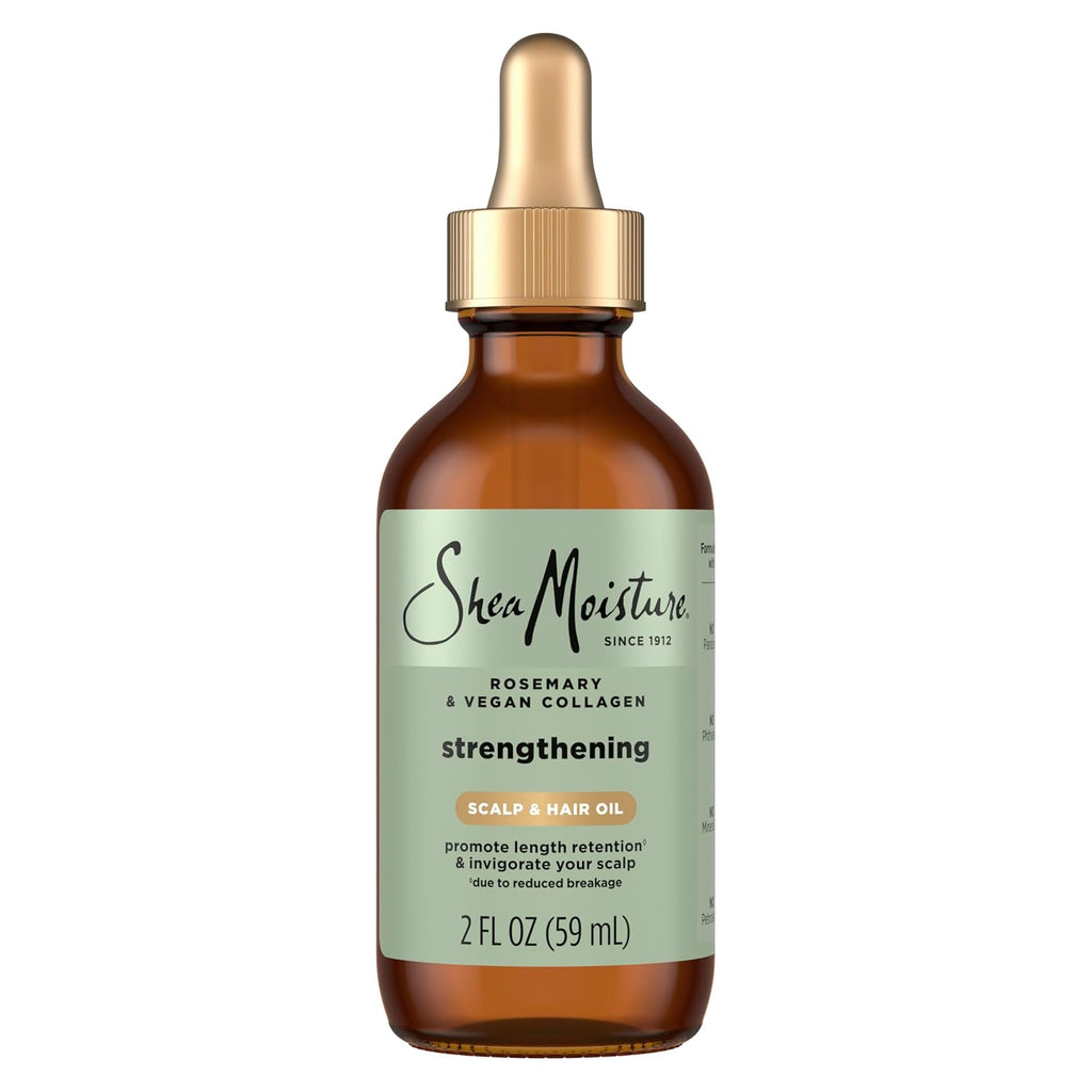 Shea Moisture Strengthening Scalp & Hair Oil Rosemary & Collagen 2oz