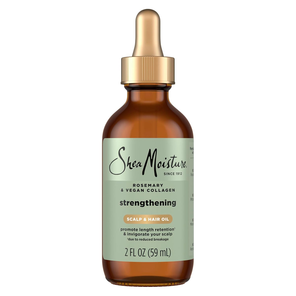 Shea Moisture Strengthening Scalp & Hair Oil Rosemary & Collagen 2oz