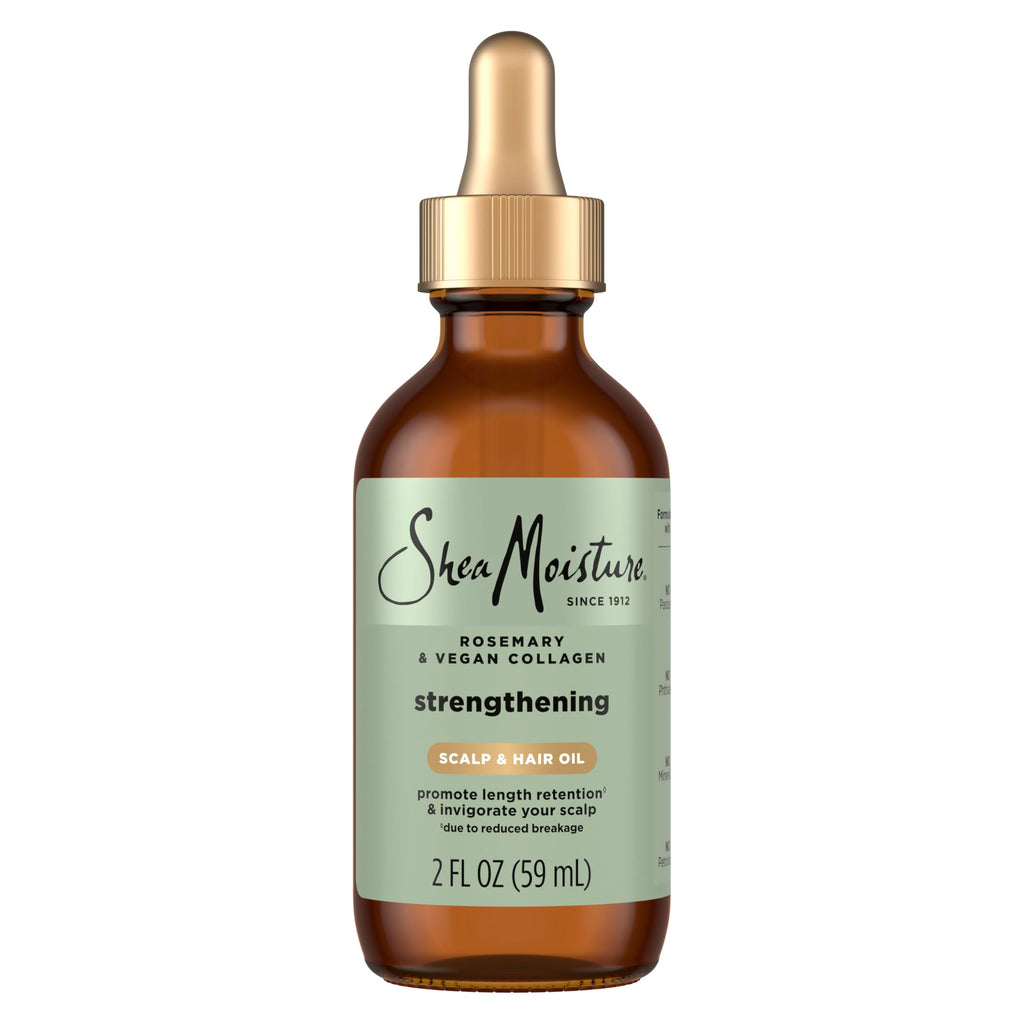 Shea Moisture Strengthening Scalp & Hair Oil Rosemary & Collagen 2oz