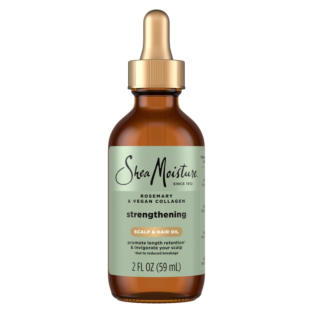 Shea Moisture Strengthening Scalp & Hair Oil Rosemary & Collagen 2oz