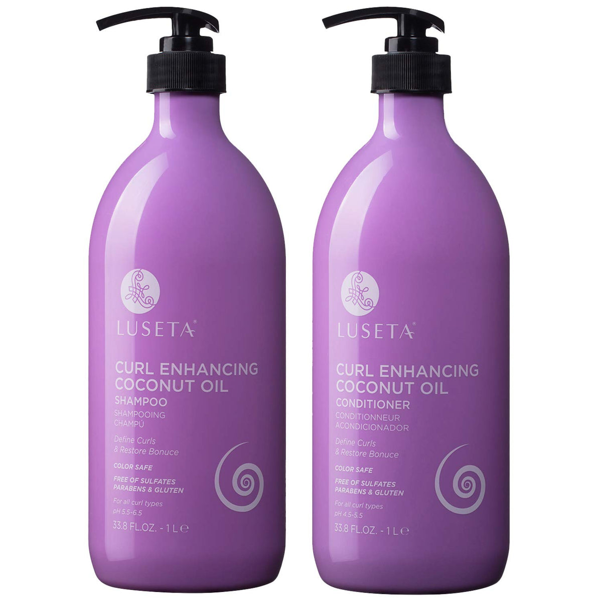 Luseta Biotin and Collagen Hair Growth Shampoo - 16.9oz, Hair Loss & Thickening Shampoo for Men & Women, Vitamin B7 & Argan Oil, Sulfate & Paraben Free