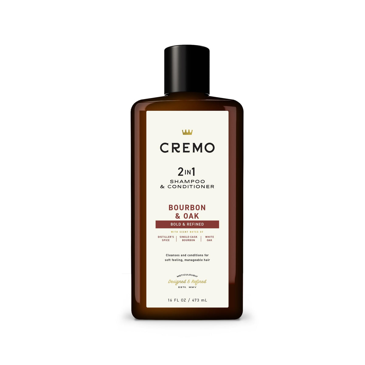 Cremo Thickening Shampoo for Men, Juniper & Eucalyptus, 16 Fl Oz