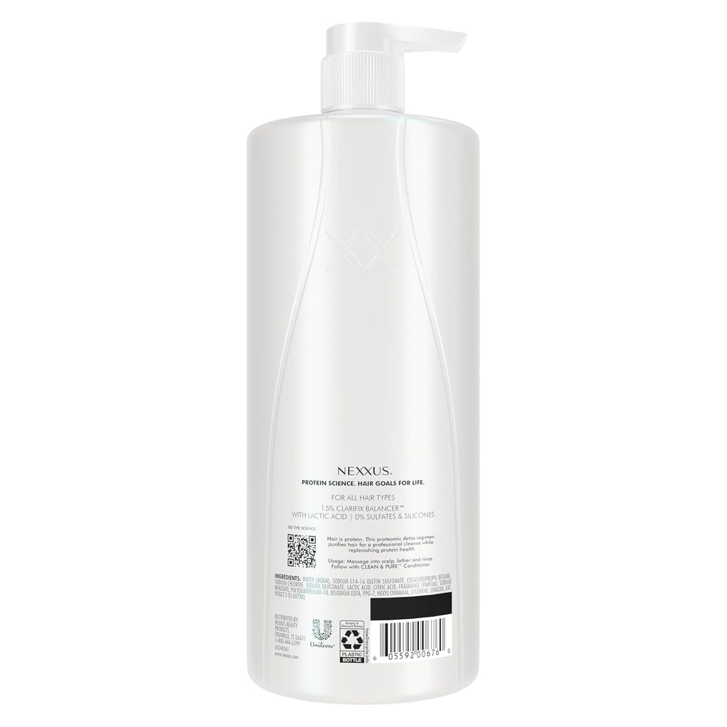 Nexxus Clean & Pure Detox Clarifying Shampoo 33.8 oz