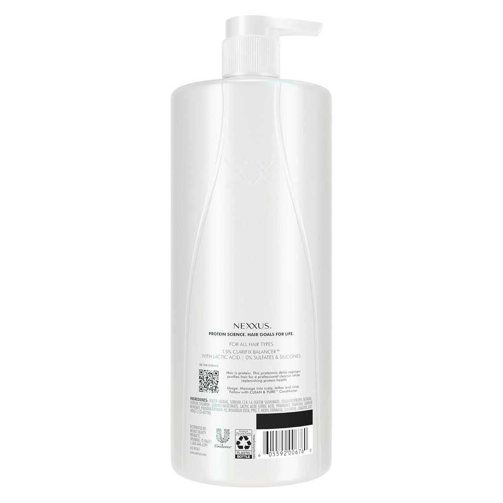 Nexxus Clean & Pure Detox Clarifying Shampoo 33.8 oz