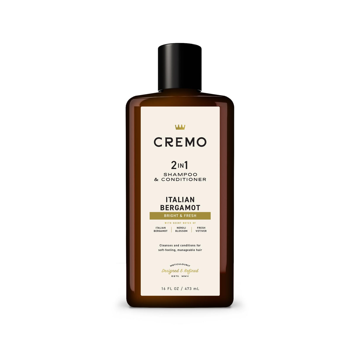 Cremo Thickening Shampoo for Men, Juniper & Eucalyptus, 16 Fl Oz