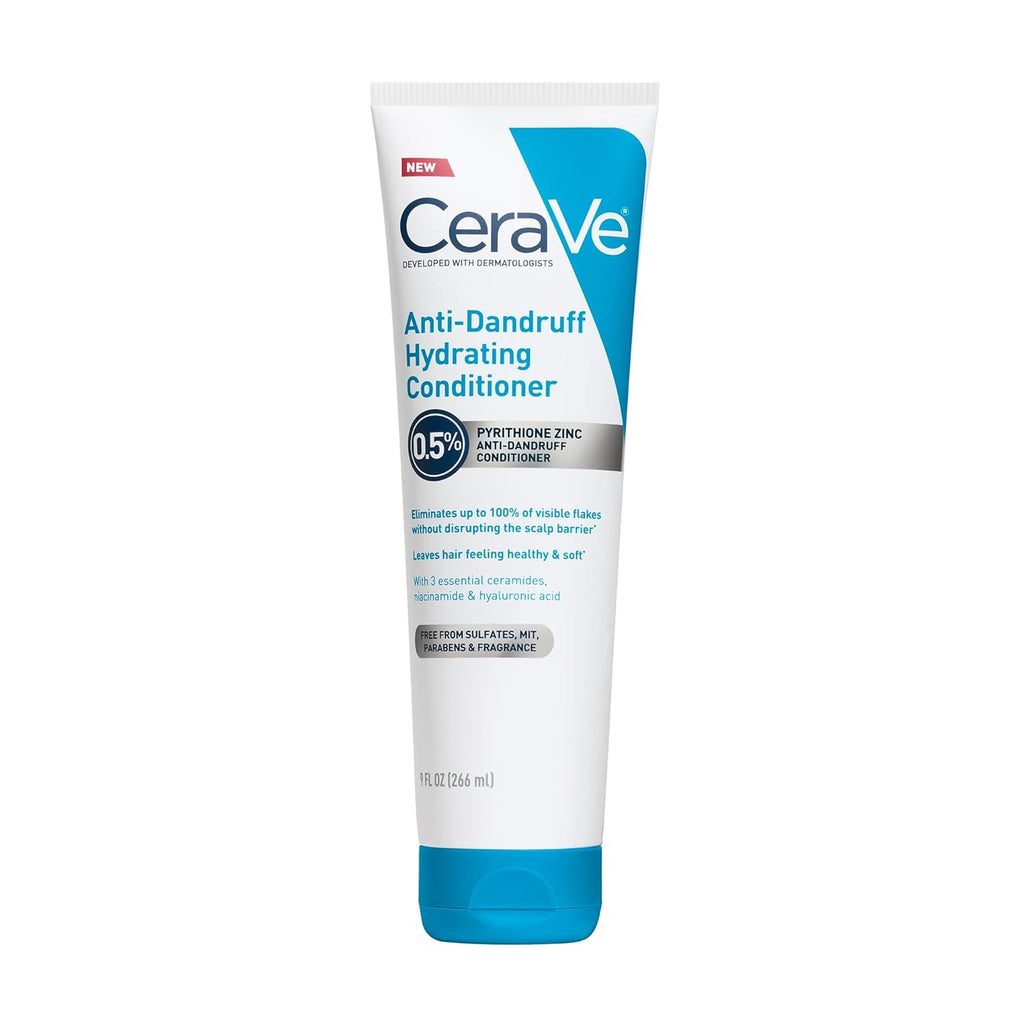 CeraVe Hydrating Anti Dandruff Conditioner with Hyaluronic Acid, 9oz