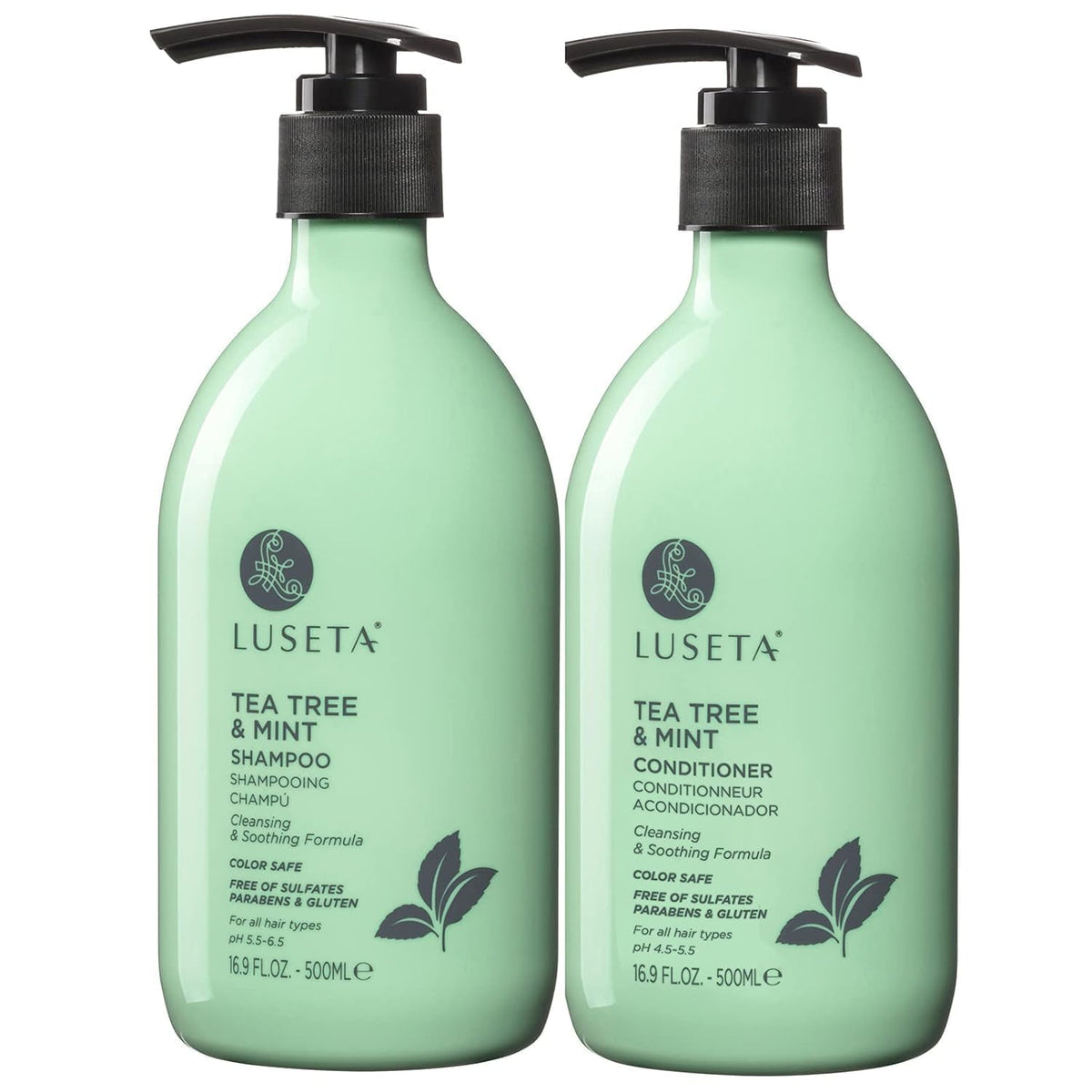 Luseta Biotin and Collagen Hair Growth Shampoo - 16.9oz, Hair Loss & Thickening Shampoo for Men & Women, Vitamin B7 & Argan Oil, Sulfate & Paraben Free