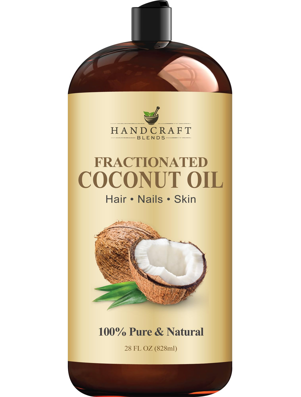 Handcraft Blends Fractionated Coconut Oil with Rosemary - 8 Fl Oz