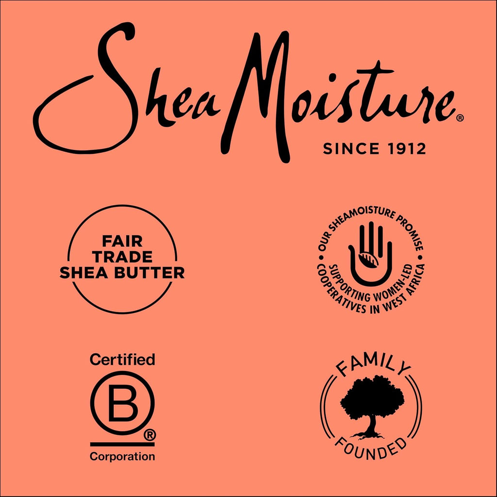 Shea Moisture Curl & Shine Conditioner Coconut & Hibiscus, for Thick, Curly Hair, to Moisturize & Soften, 24 oz