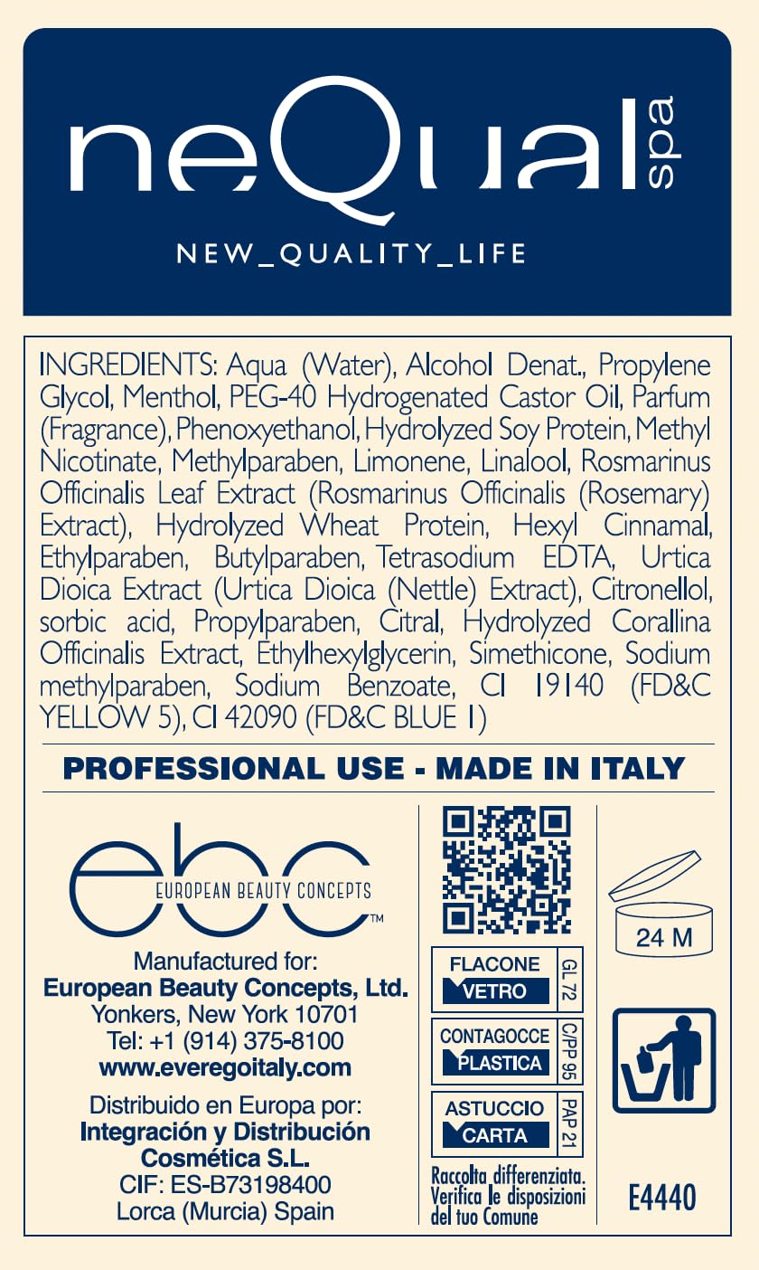 Ever Ego NeQual Intensive Energizing Hair Lotion For Thinning, Fine and Weak Hair, 125 ml