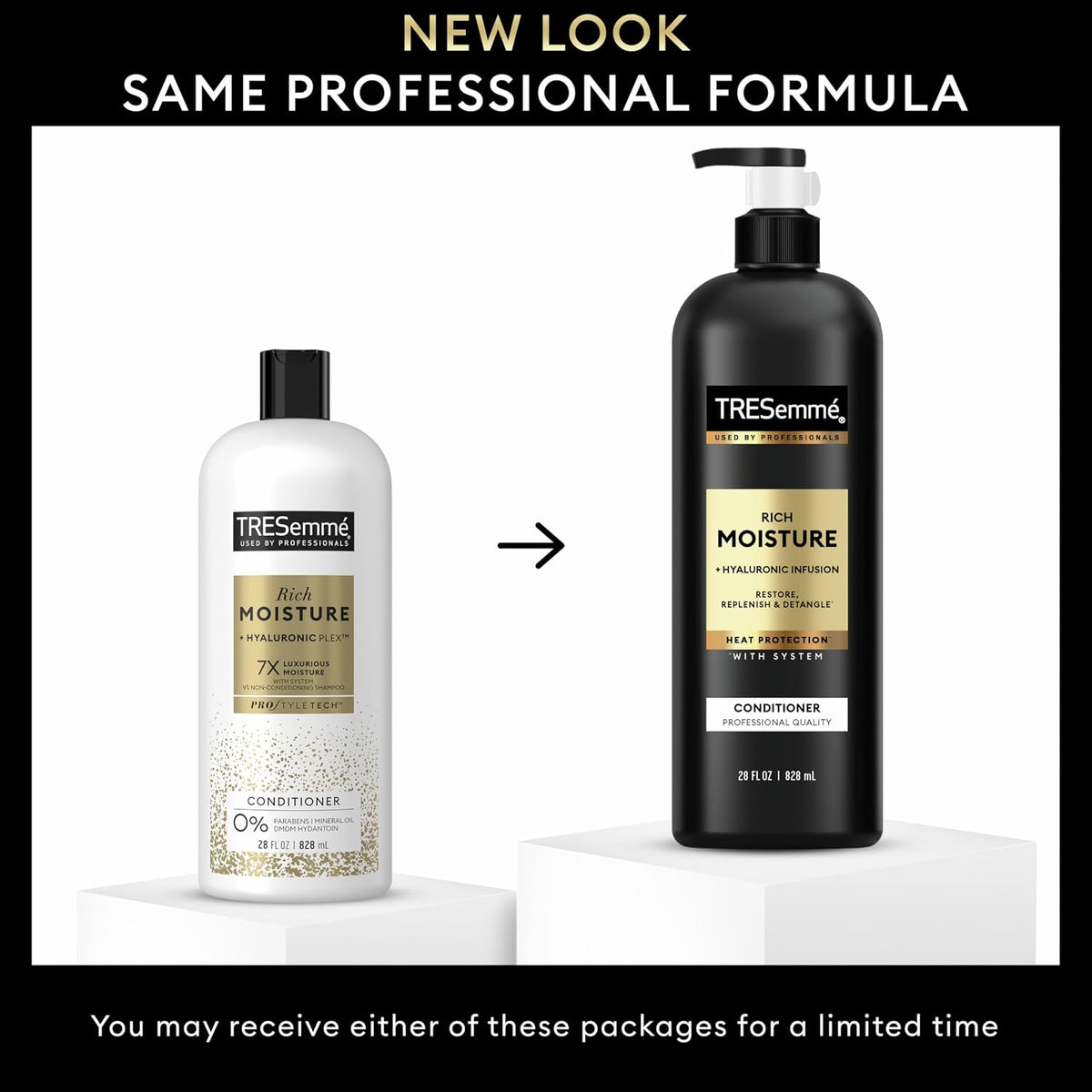 TRESemmé Rich Moisture Hydrating Conditioner for Dry Hair 28 oz 3 ct
