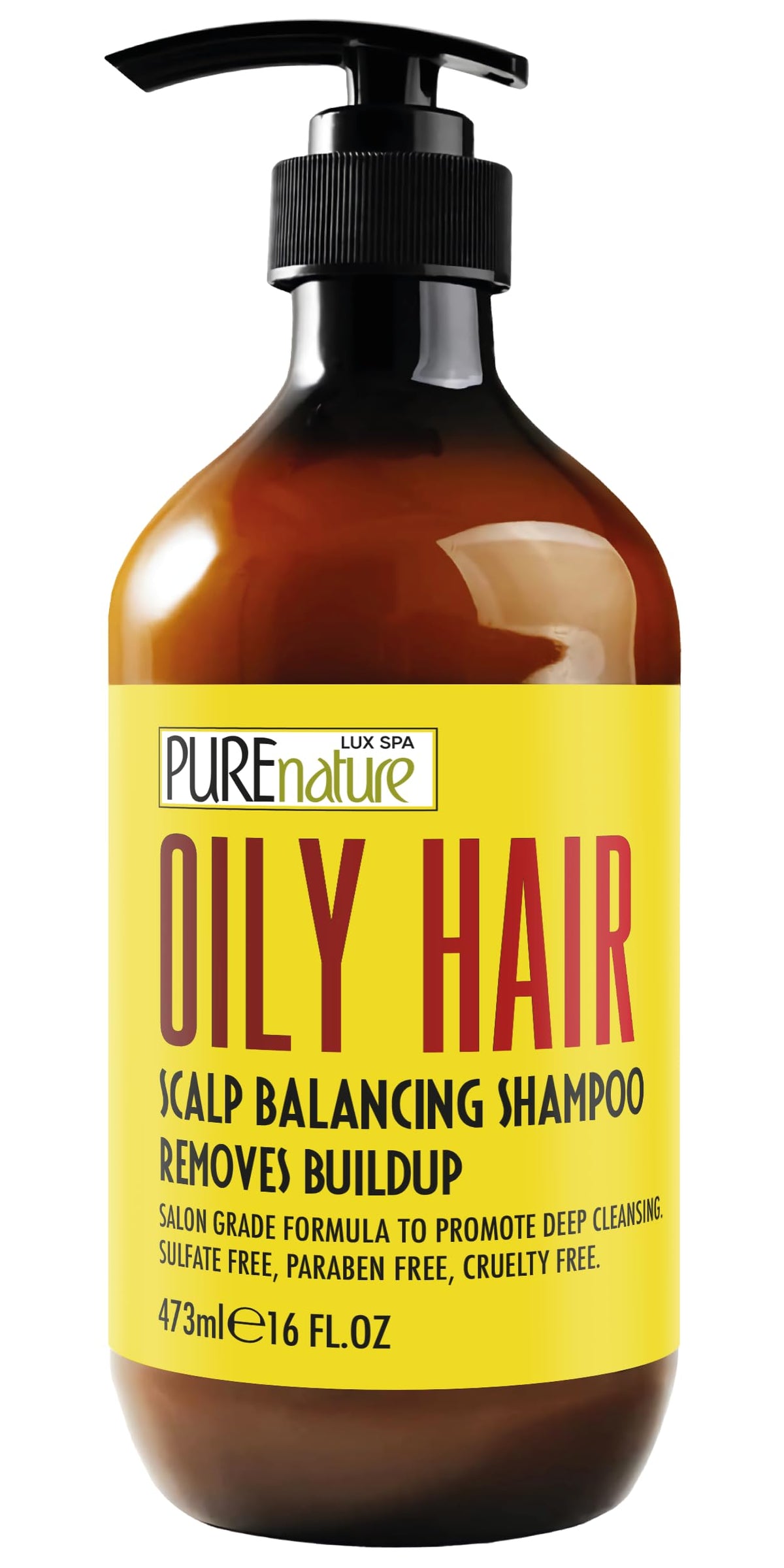 Moroccan Argan Oil Shampoo - Sulfate SLS Paraben Free Moisturizing Treatment for Women and Men - For All Types Including Curly, Dry, Damaged and Oily Hair - Hydrating and Nourishing - Salon Grade