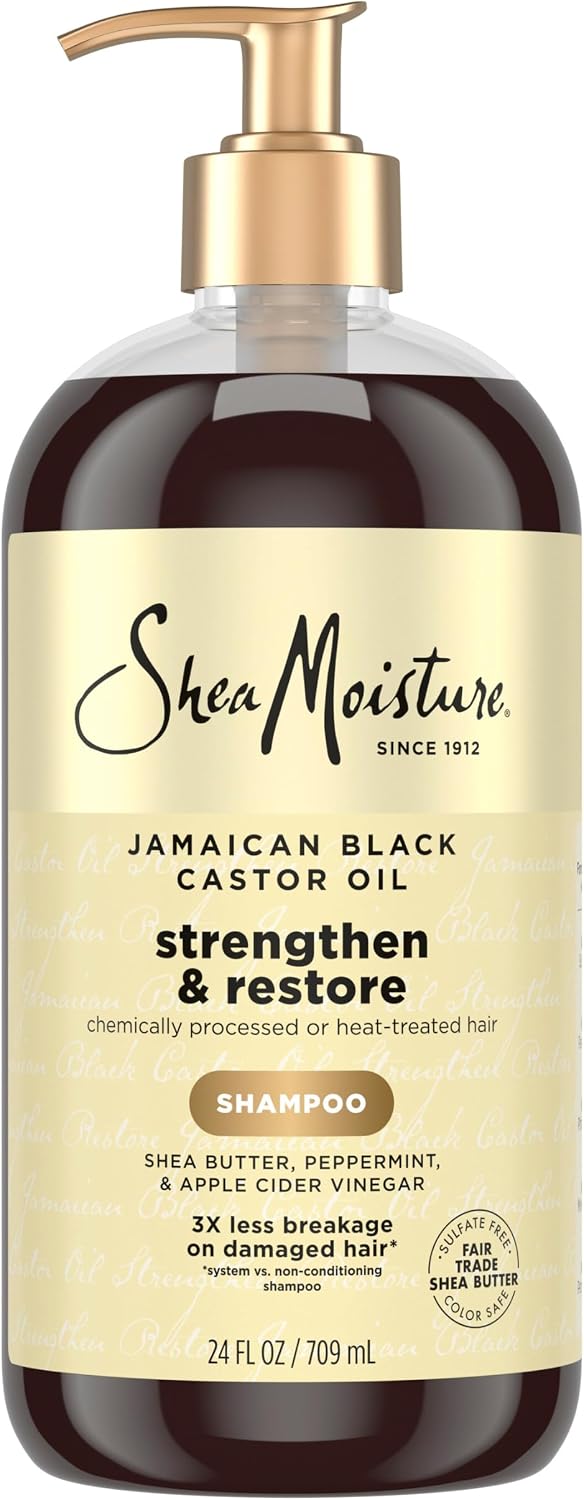 Shea Moisture Jamaican Black Castor Oil Shampoo Strengthen & Restore 24oz