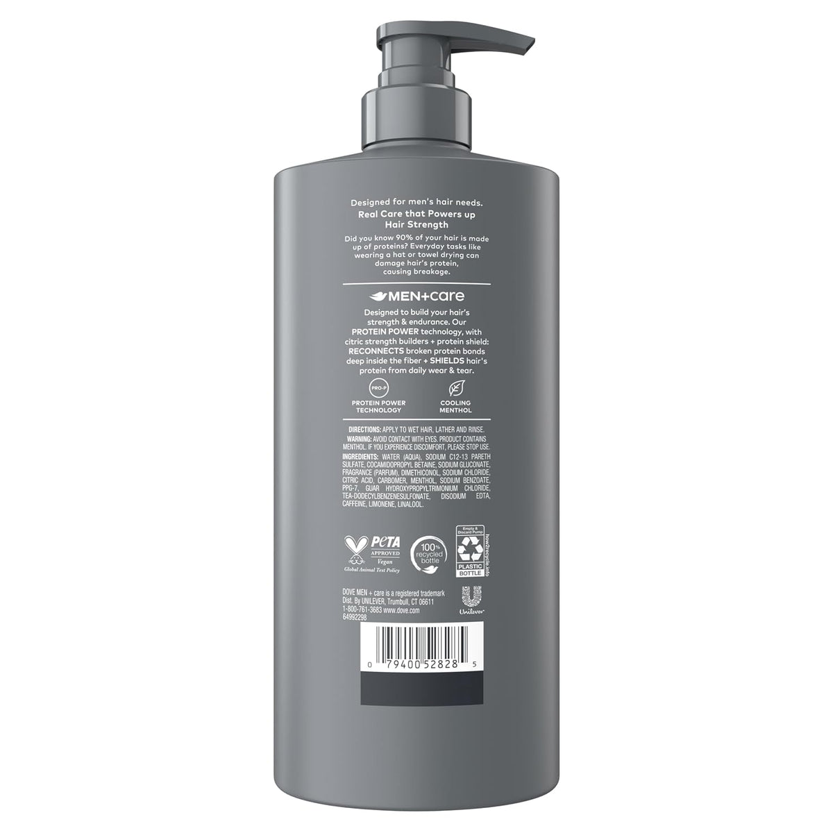 Dove Men Fresh & Clean 2-in-1 Shampoo & Conditioner with Menthol 28oz