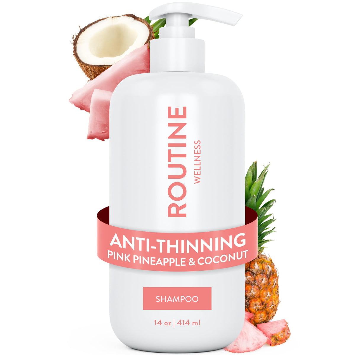 Routine Wellness Anti-Thinning Volumizing Shampoo - Rose Hips