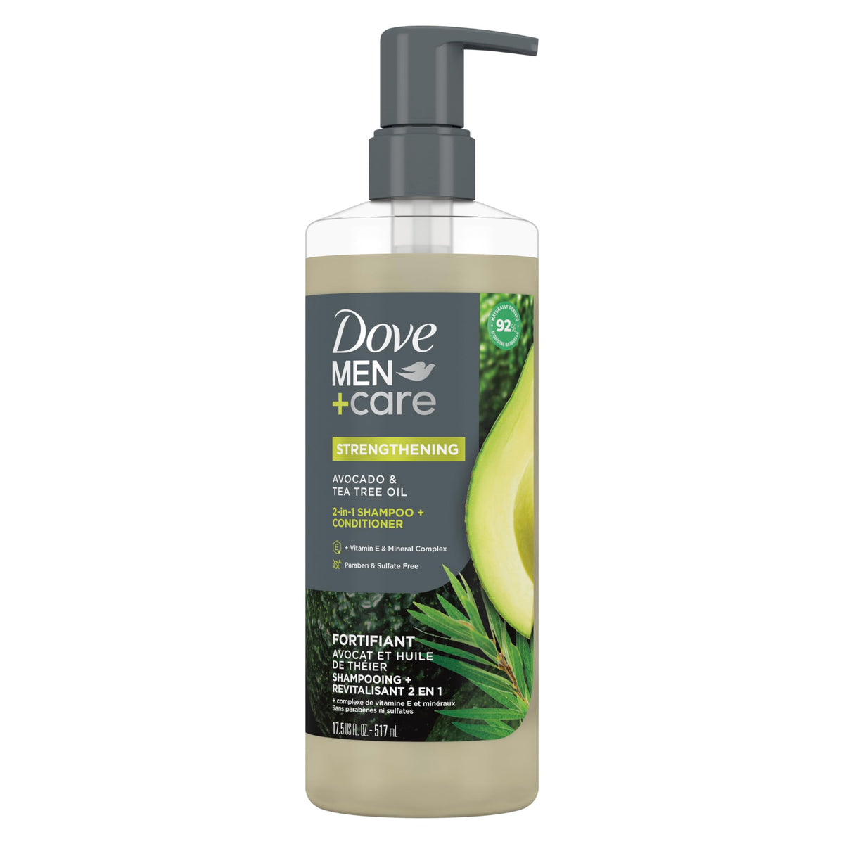 Dove Men+Care Thick & Full 2-in-1 Shampoo & Conditioner + Sandalwood 17.5oz