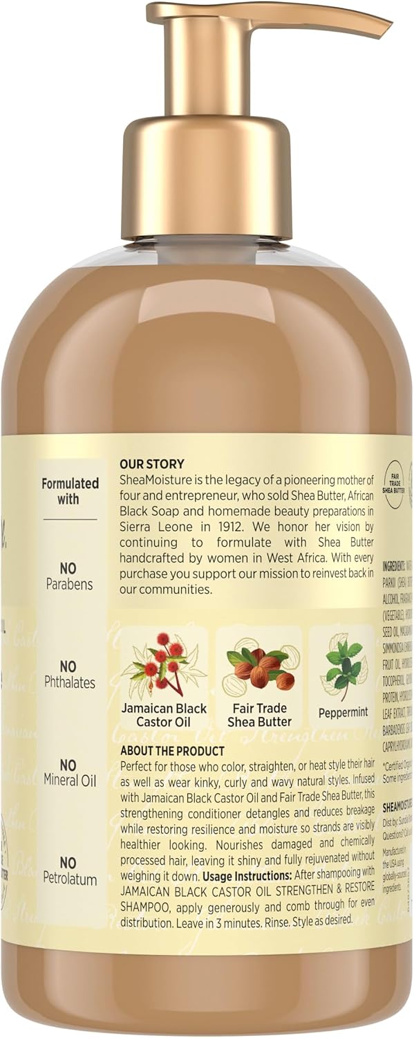 Shea Moisture Jamaican Black Castor Oil Conditioner 13oz