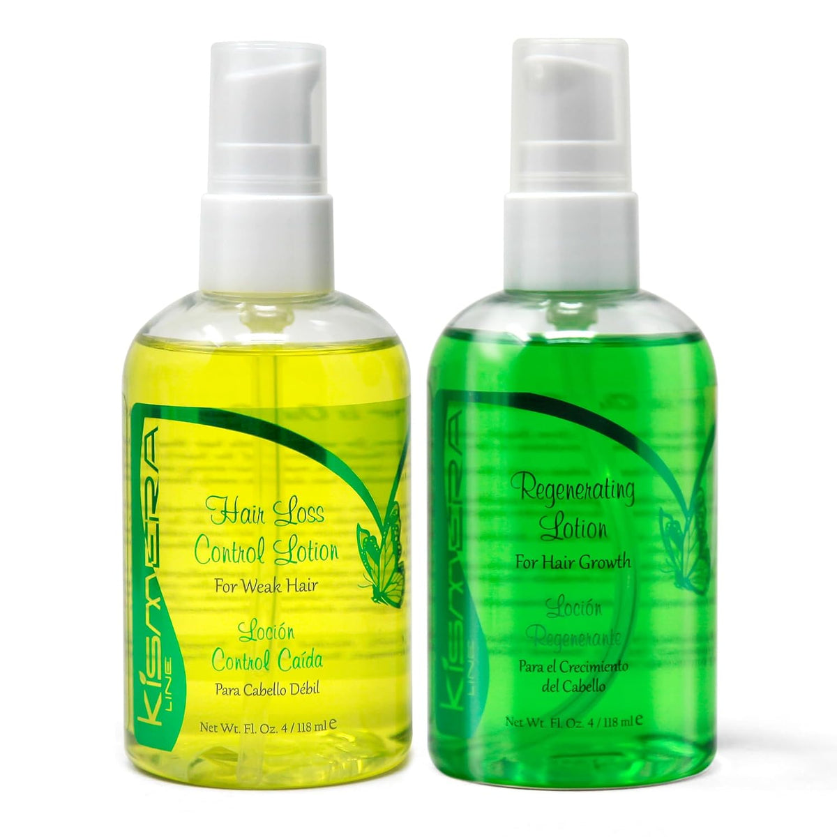 Kismera Hair Loss Lotion & Regenerating Hair Growth Lotion 4oz "Set"